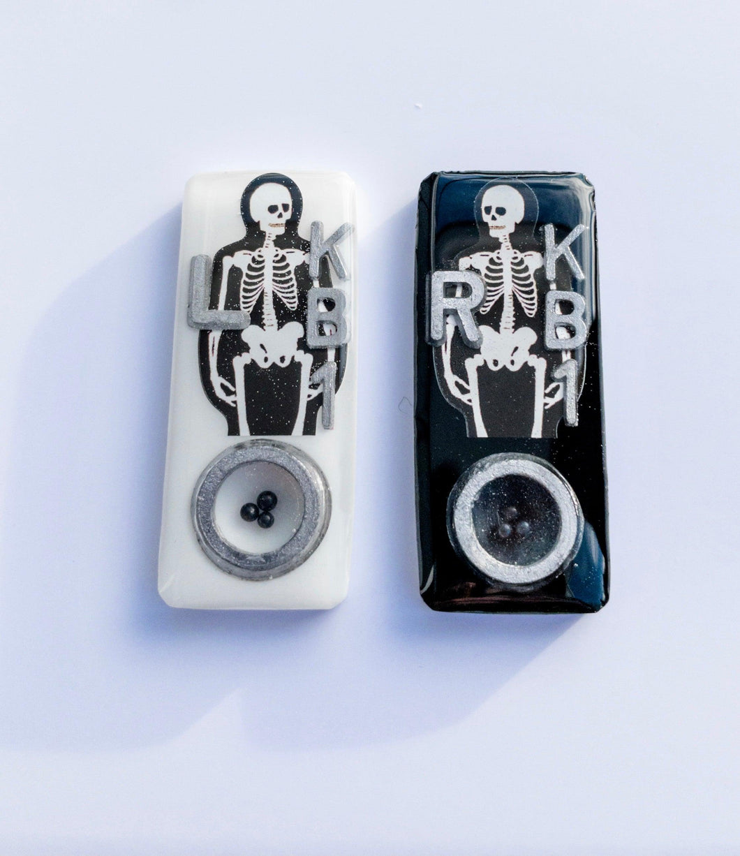 Bead Skeleton X-ray Markers - Black and White Left/Right