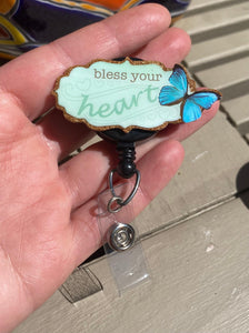 Limited Edition Badge Reels - "Bless your Heart!"