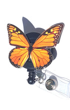Load image into Gallery viewer, Limited Edition Badge Reels - Monarch Butterfly