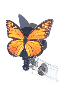 Limited Edition Badge Reels - Monarch Butterfly